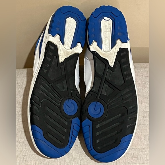 New Balance 550 White and Royal Blue Athletic Shoes? size 12 - Picture 5 of 13